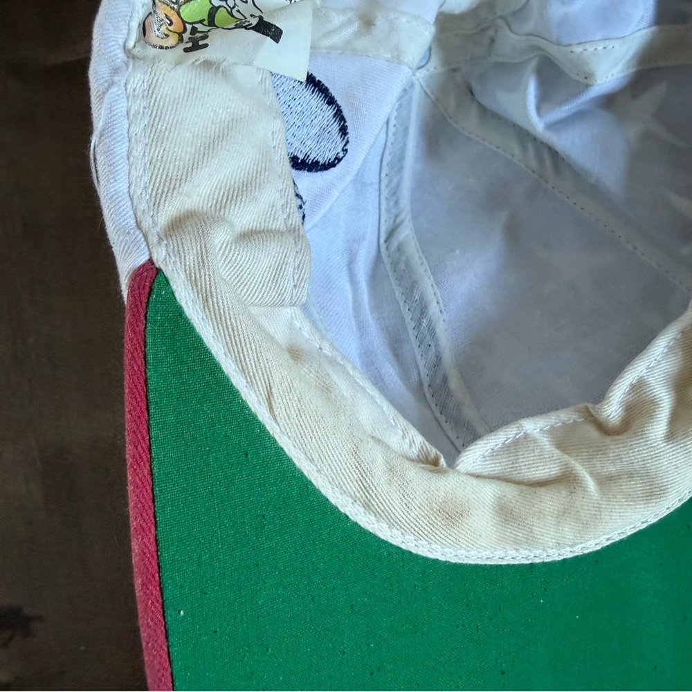 Vintage Goofy's Hat Co Snapback Disney Mickey Flag Stars Stripes Baseball Cap 90 - Picture 11 of 14